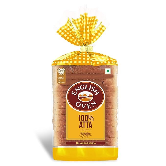 English Oven 100% Atta Bread, 400 g