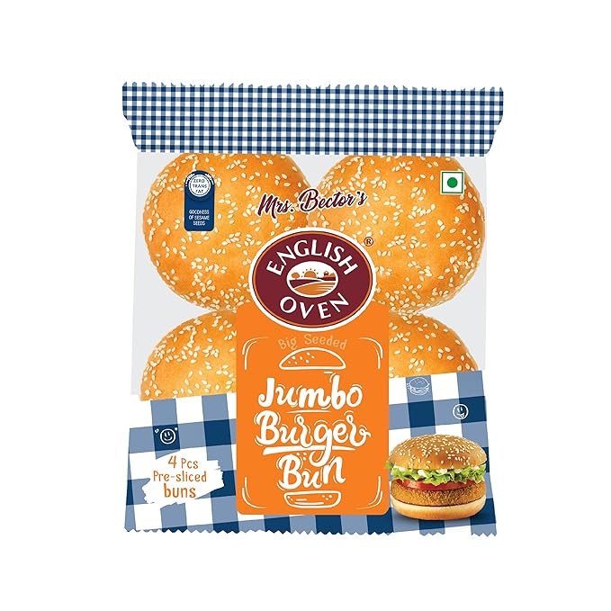English Oven Jumbo Burger BUN, 300 g
