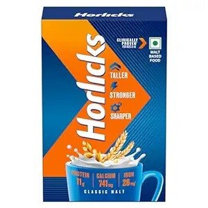 Horlicks Health & Nutrition Drink for Kids, 1kg Refill Pack | Classic Malt Flavor | Supports Immunity & Holistic Growth | Health Mix Powder